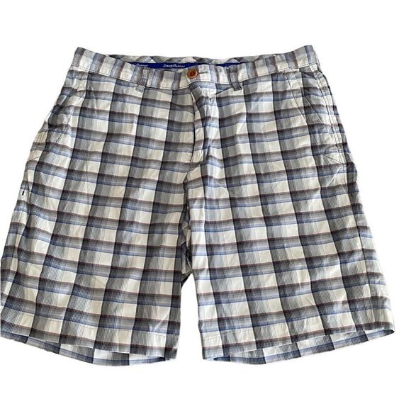 Tommy Bahama Plaid Blend Shorts - Picture 1 of 5